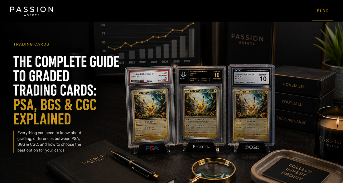 The Complete Guide to Graded Trading Cards: PSA, BGS & CGC Explained