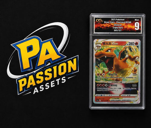 2021 Pokémon Brave Stars Chinese Charizard VSTAR Triple Rare CGC 9