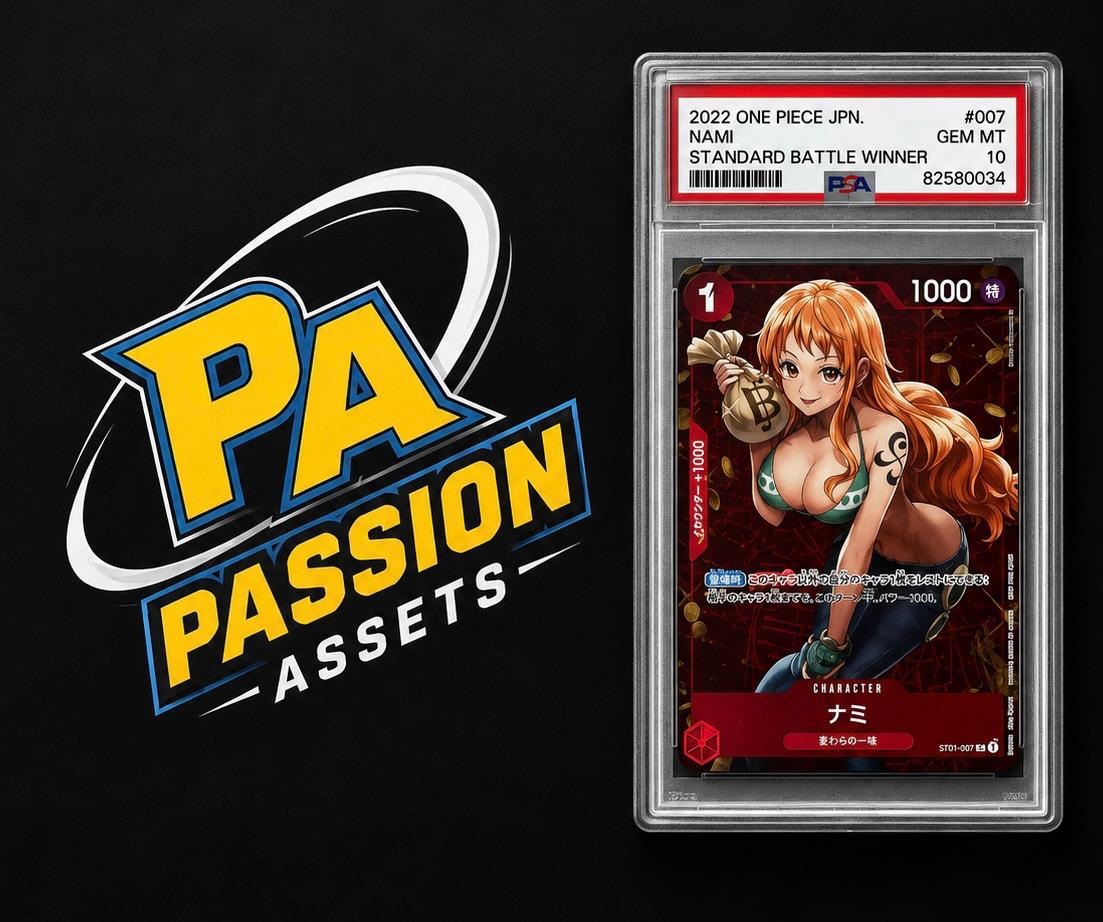 2022 One Piece Japanese Nami Standard Battle Winner Promo PSA 10